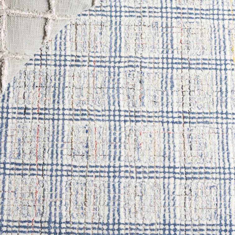 Safavieh Ebony Hand Tufted Wool Pile Plaid Rug