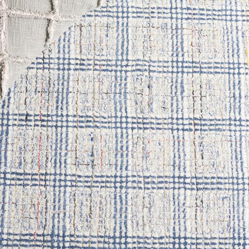 Safavieh Ebony Hand Tufted Wool Pile Plaid Rug