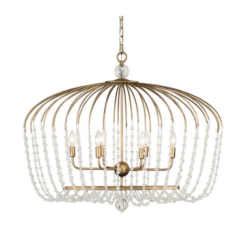 Voliere 6 - Light Havana Gold Unique/Statement Pendant