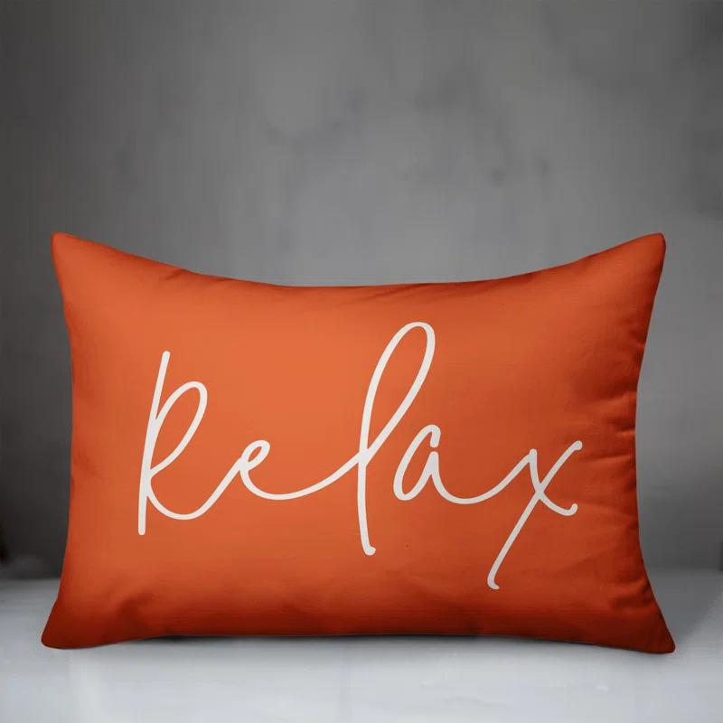 Designs Direct Creative Group Textual Indoor/Outdoor Throw Pillow