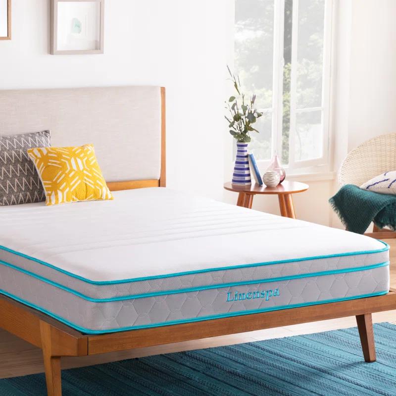 Linenspa Essentials Linenspa Essentials 10 In. Medium Gel Memory Foam Hybrid Mattress