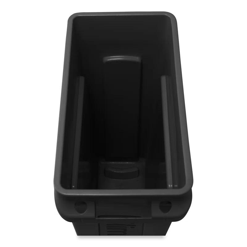Rubbermaid Commercial Products Rubbermaid® Commercial Slim Jim® With Venting Chan Plastic Open Kitchen Trash Can - 23 Gallons