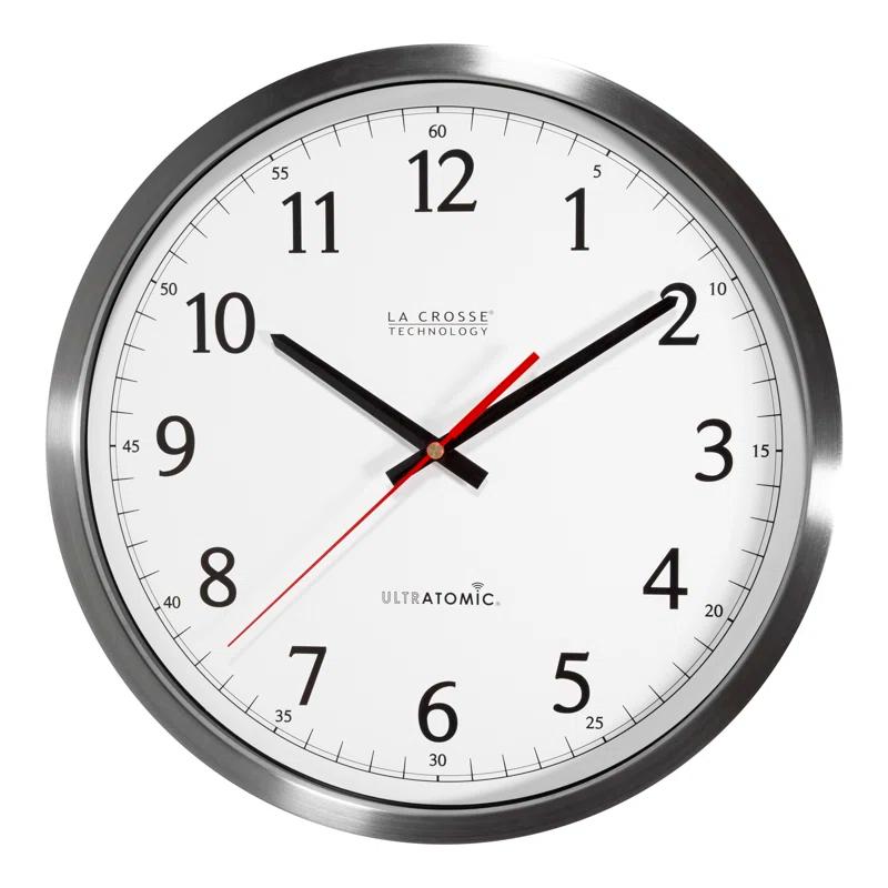 Weatherholt 14" UltrAtomic Metal Wall Clock