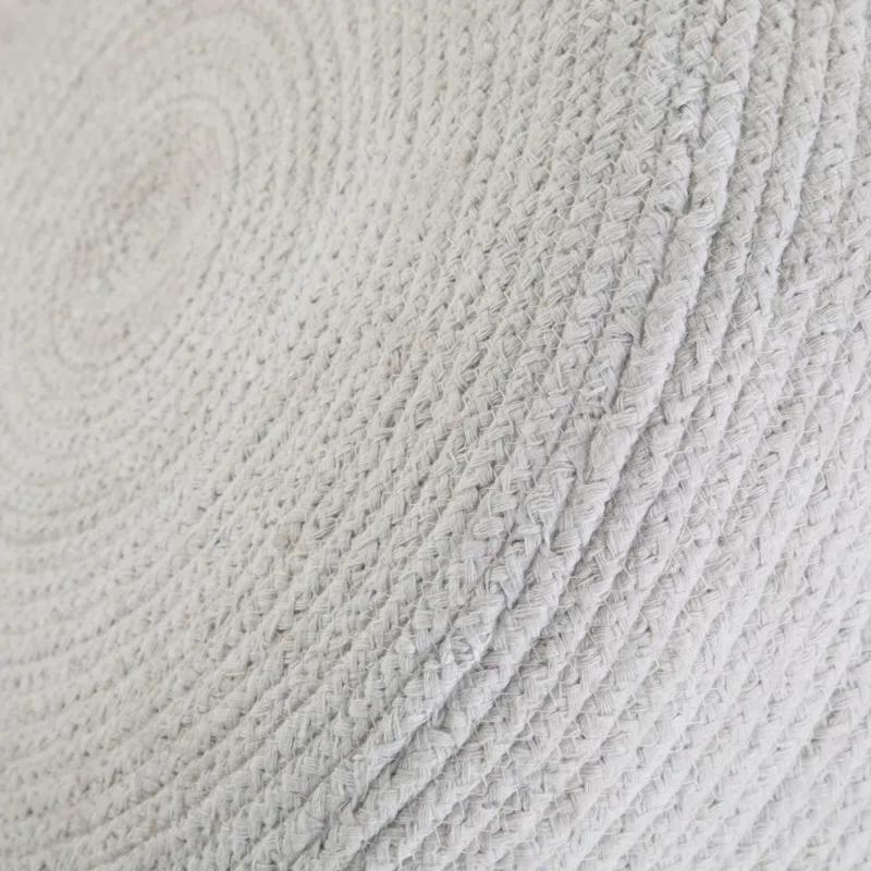 Simpli Home Serena Upholstered Pouf