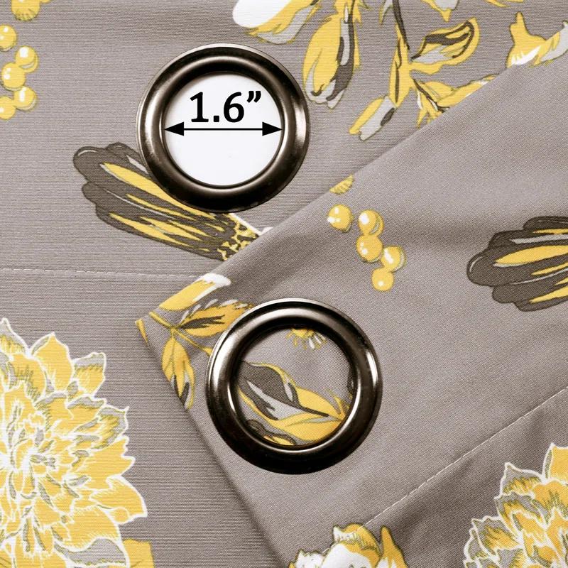Lush Decor Foreston Floral Max Blackout Thermal Curtain Panels (Set of 2)