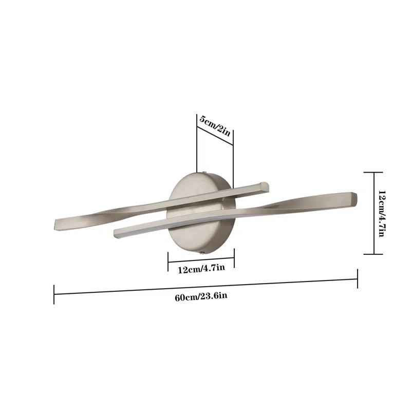 Orren Ellis Shoji 2 - Light Dimmable LED Vanity Light