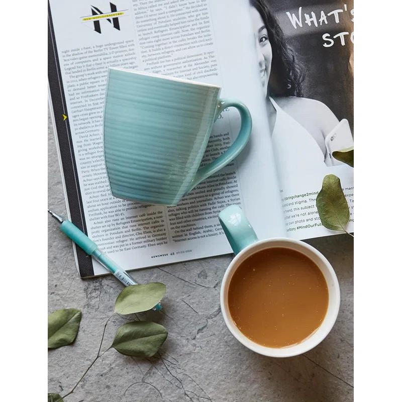 DOWAN DOWAN Ceramic Coffee Mug (Set of 6)