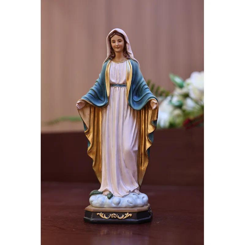 Hi-Line Gift Ltd. Virgin Mary Figure Statue Religious Decor Indoor/Outdoor