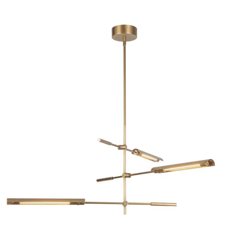 Alora Lighting Astrid 4 - Light Dimmable LED Sputnik Chandelier
