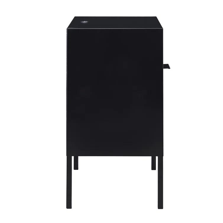 Steelside™ Zander 19'' W Metal Nightstand