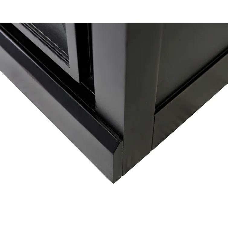 Birch Lane™ Lizzy 8' Tall Wood Bookcase with Fireplace Insert, Storage Organizer, Fully Assembled