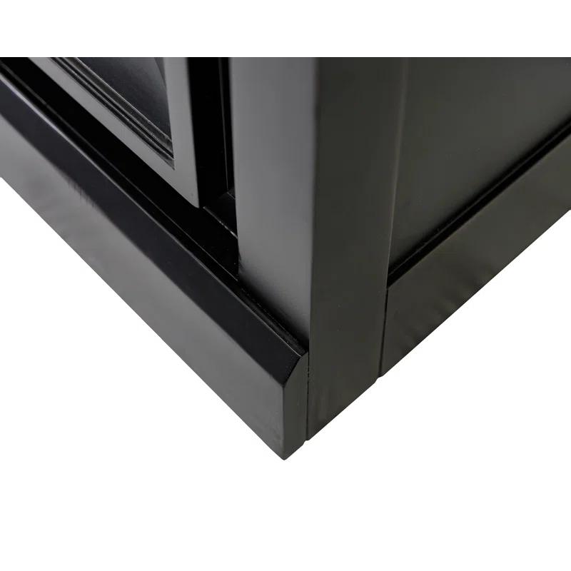 Birch Lane™ Lizzy 8' Tall Wood Bookcase with Fireplace Insert, Storage Organizer, Fully Assembled