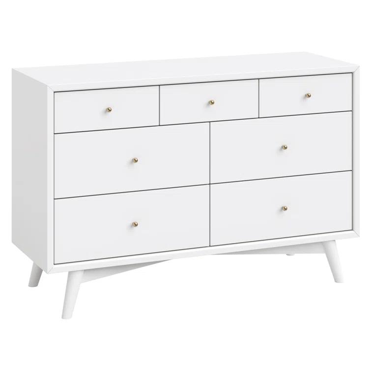 Palma 7 Drawer 53" W Double Dresser