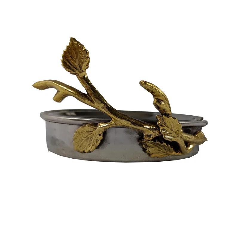 Stainless Steel Round 7 Piece Coaster Set (Set of 7)