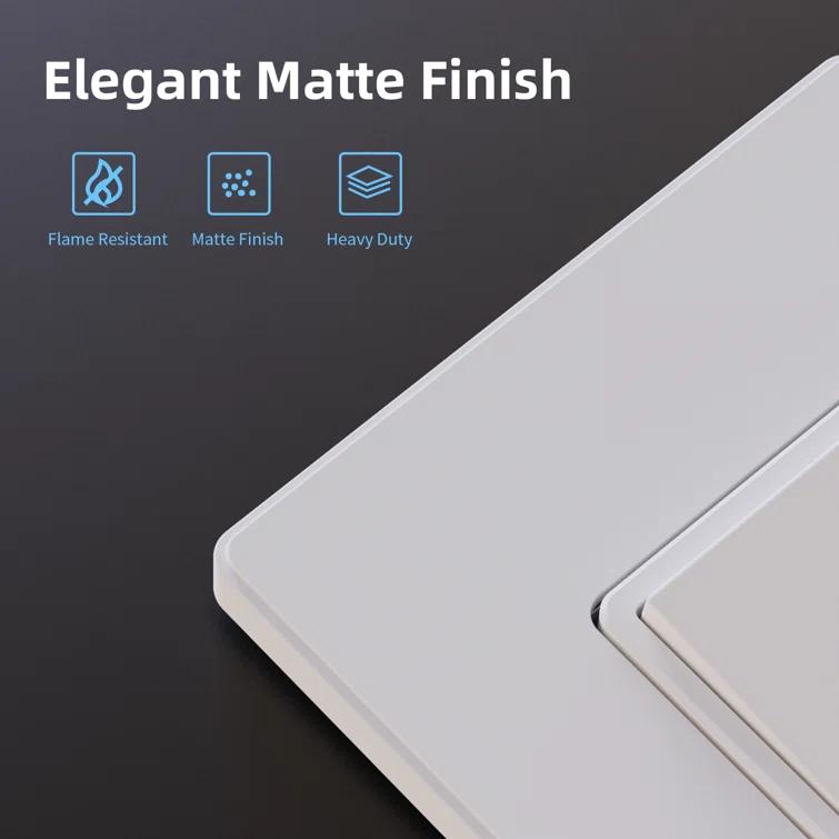 ELEGRP 15 Tamper Resistant Single Pole Rocker Light Switch (Set of 10) ES004A-0110SWP