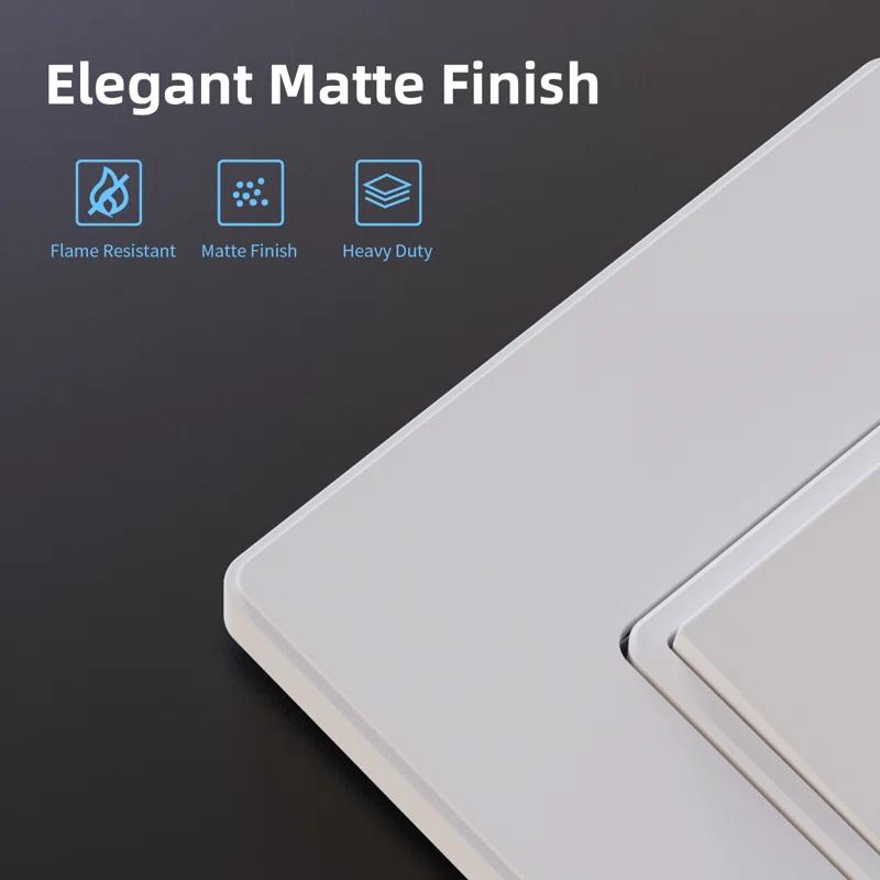 ELEGRP 15 Tamper Resistant Single Pole Rocker Light Switch (Set of 10) ES004A-0110SWP