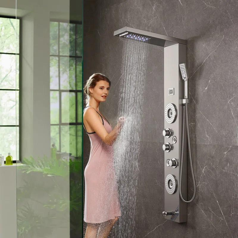 52'' Shower Panel with Handheld Shower Head