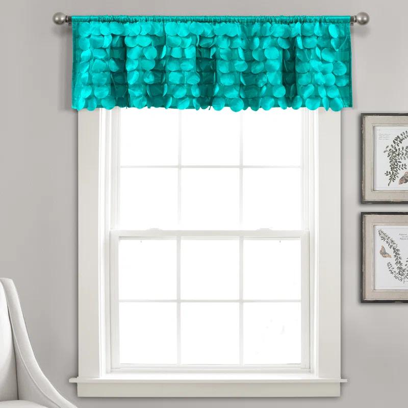 Lush Decor Gigi Scalloped Window Valance