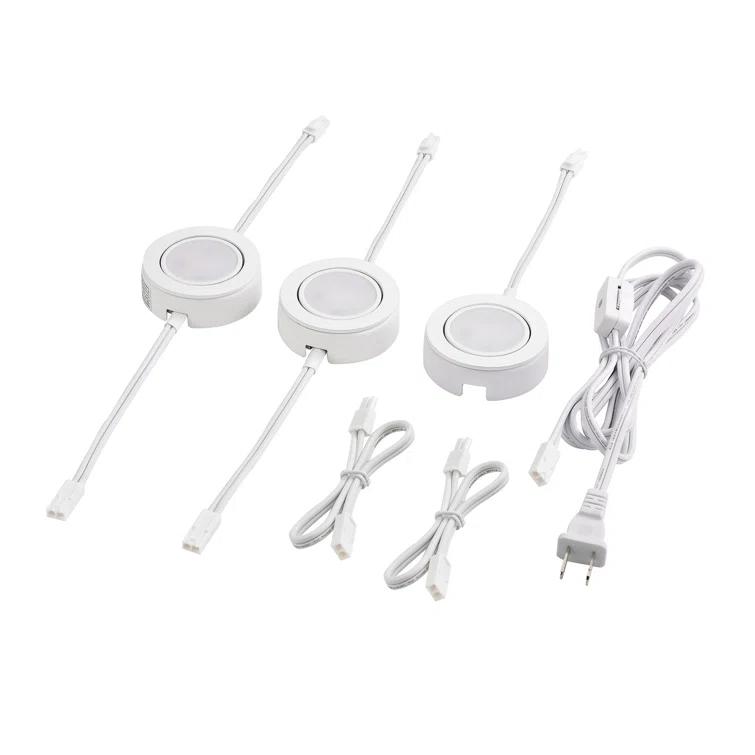 Alico Tuxedo Swivel 1 - Light LED Under Cabinet Puck Light (Set of 3) MLE433-5-30K