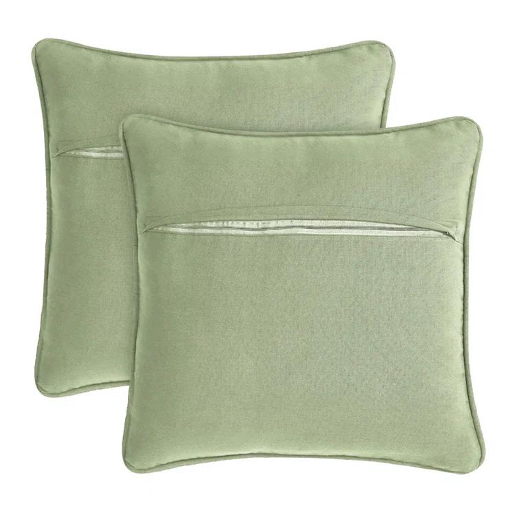 Boho Living Boho Living Jada Decorative Pillow Collection Living Cotton Blend Square Throw Pillow Cover (Set of 2)
