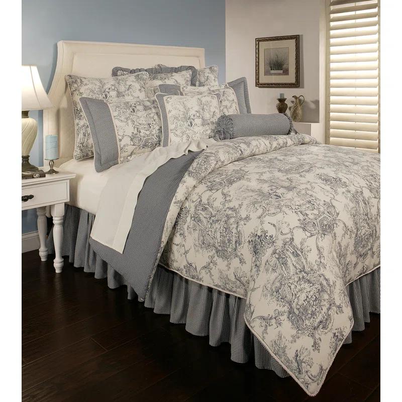 Sherry Kline Farmhouse / Country Cotton Toile Comforter Set