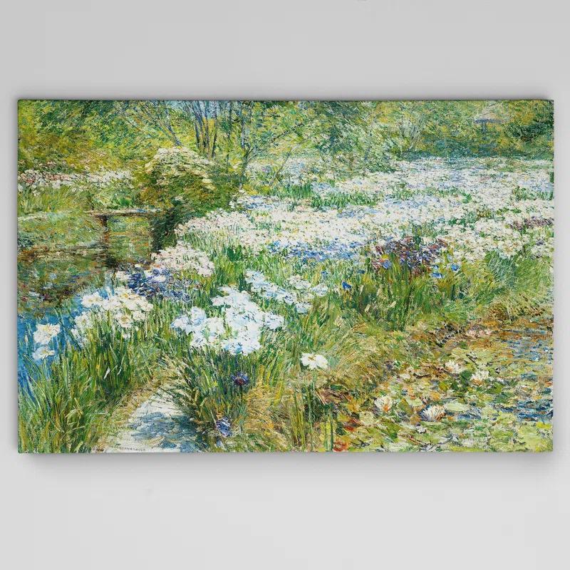 The Twillery Co.® The Water Garden by Claude Monet - Print on Canvas