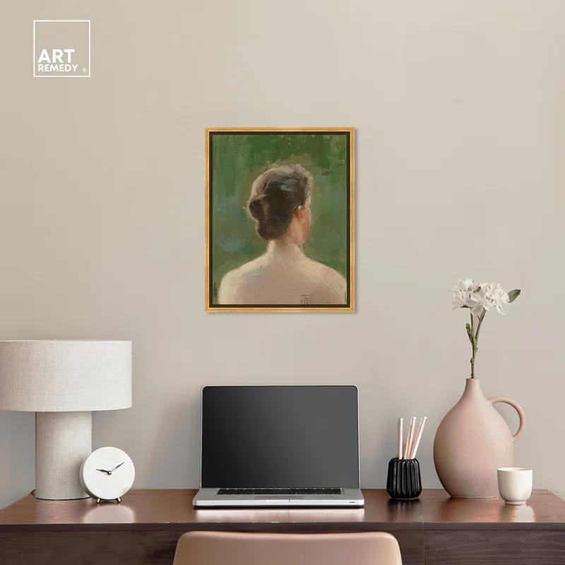 Art Remedy Head Study Canvas Vintage Classic Portrait by Art Remedy