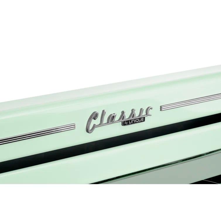 Unique Appliances Classic Retro 30" 5 Element 3.9 cu. ft. Freestanding Electric Glass Top Range with Convection Oven UGP-30CR EC LG