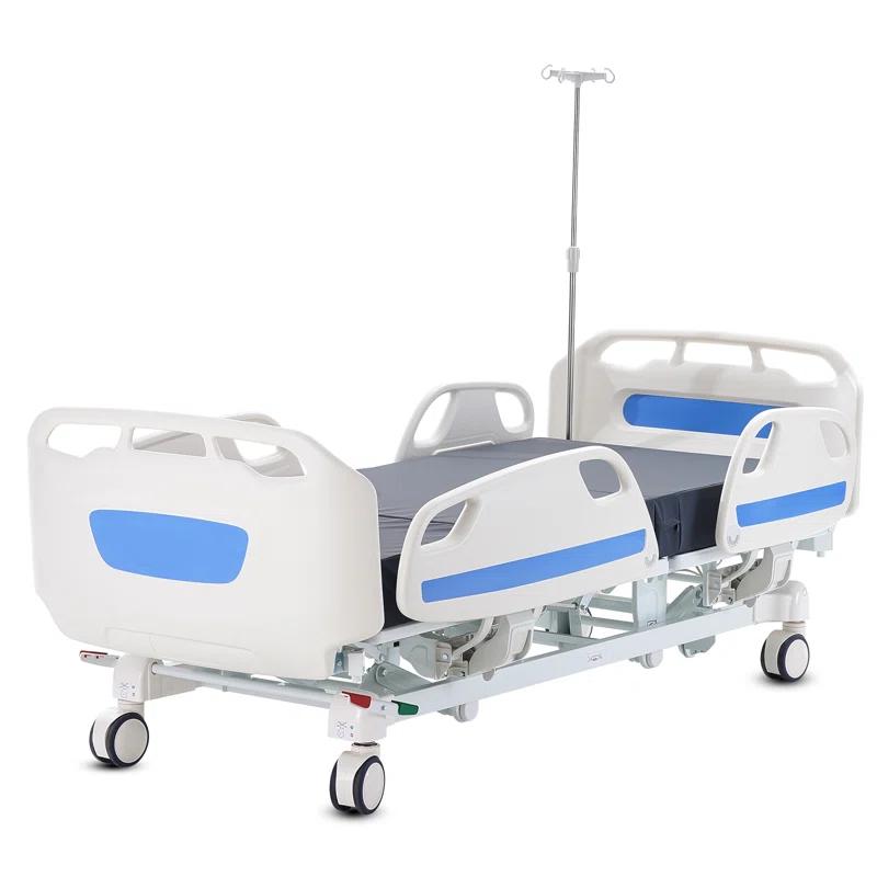Premium 5 Function Full Electric Hospital Bed ICU Medical Bed 550LBS Loads