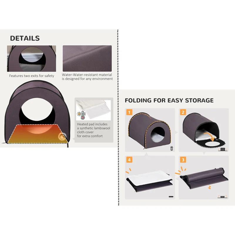 Tucker Murphy Pet™ Dome Heated Cat House