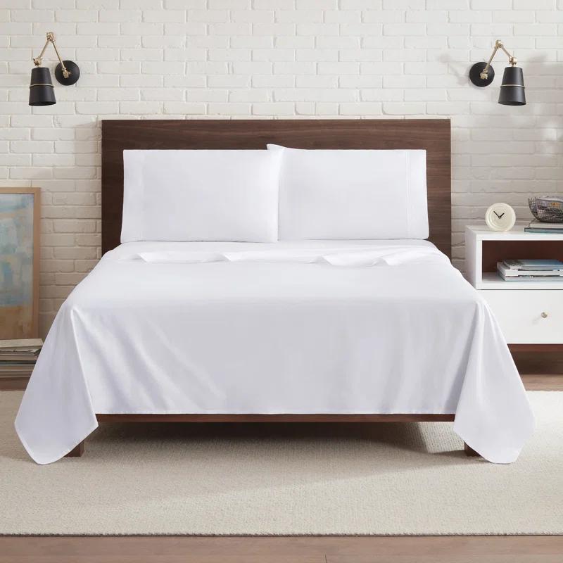 Aston & Arden 600 Thread Count Cotton Sateen Sheet Set Sateen Standard Sheet Set