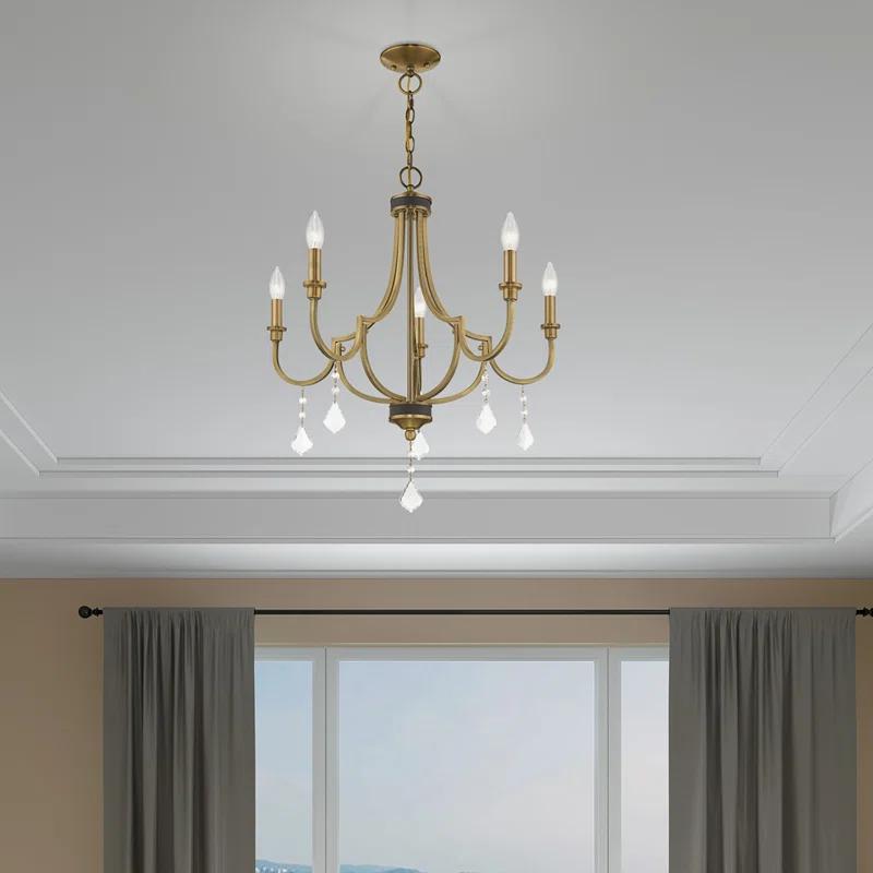 Dedric 5 - Light Dimmable Classic / Traditional Chandelier