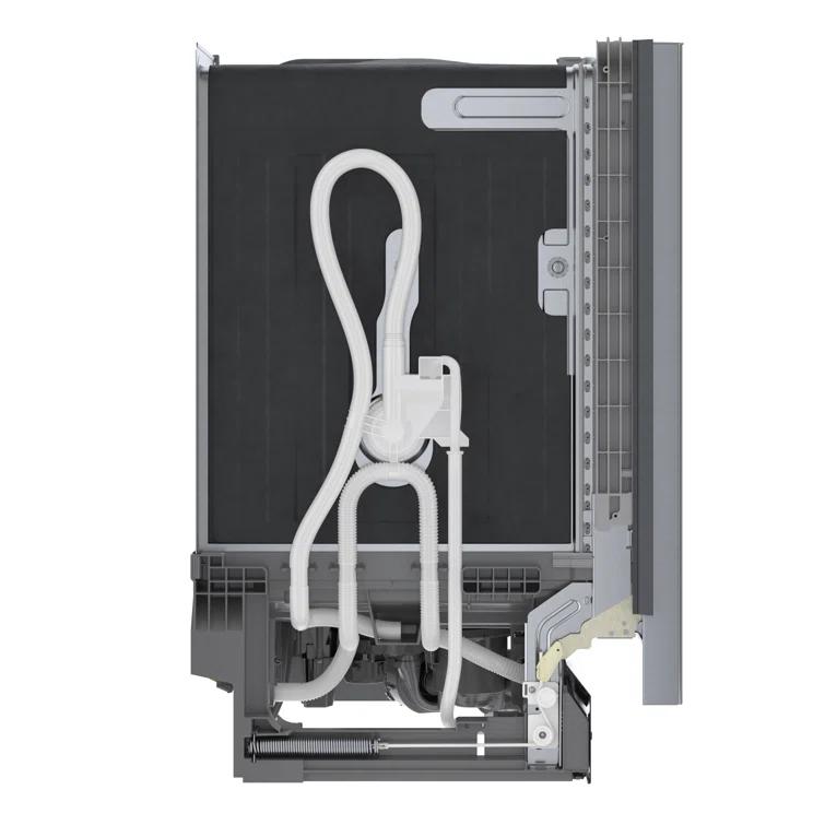 Bosch 800 Series 24" Front Control Built-In Dishwasher with Hybrid Tub SHE3AEM5N