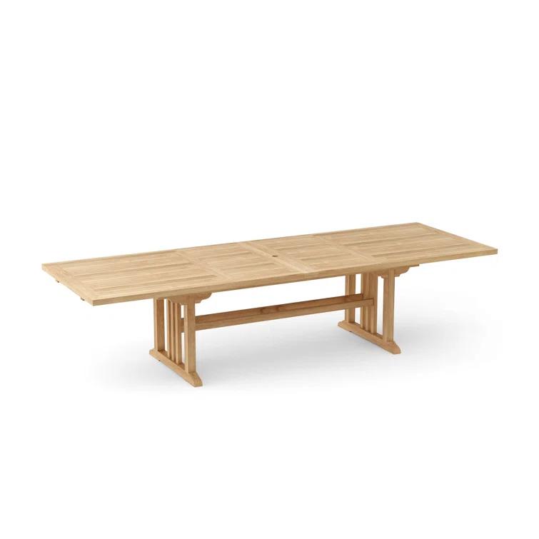 Anderson Teak Sahara Rectangular Double Ext. Table-Size:126"