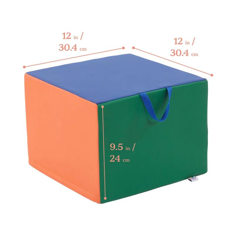 ECR4Kids ECR4Kids SoftZone Children's Cozy Cubes, Flexible Seating, 4-Pack
