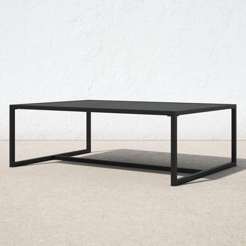 Julian All-Weather Commercial Grade Indoor/Outdoor Steel Patio Coffee Table