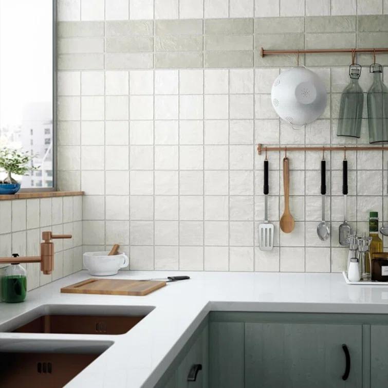 Southampton 4" x 4" Satin Finish Handmade Look Wall Tile (5.38 Sq. Ft. / Case)