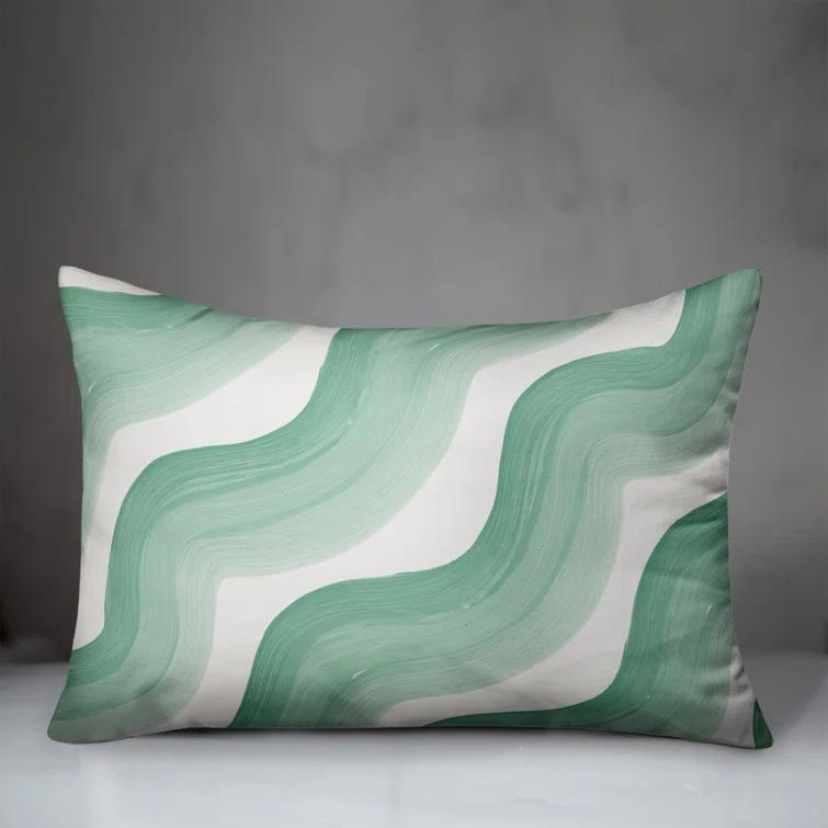 Designs Direct Creative Group Striped Indoor/Outdoor Reversible Throw Pillow