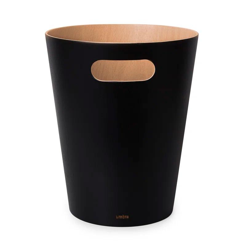 Umbra Woodrow Manufactured Wood Open Waste Basket - 2.25 Gallons