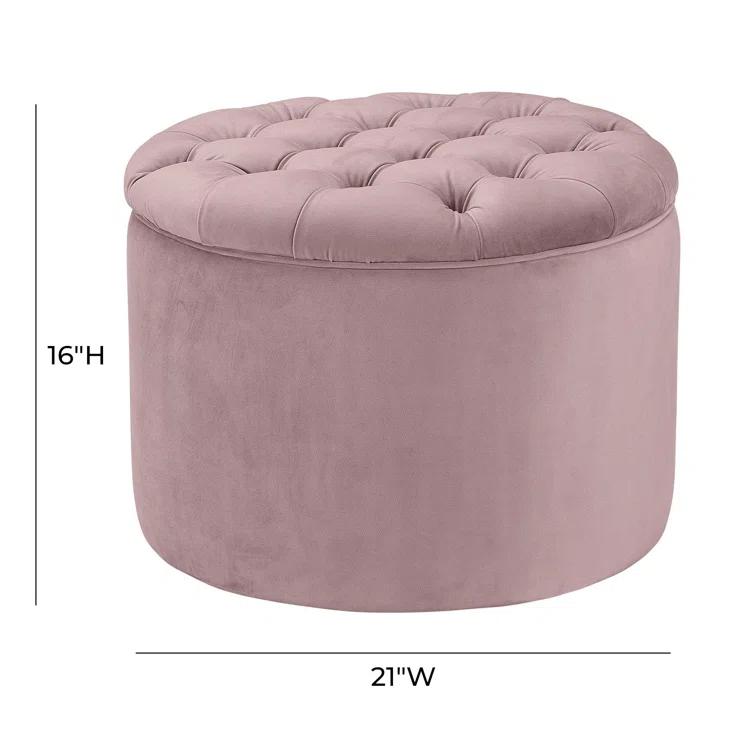 Kelly Clarkson Home Reims Velvet Ottoman