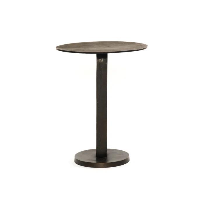 Alethea Indoor / Outdoor Side Table - Antique Rust