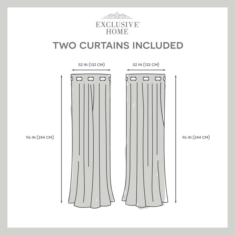 Red Barrel Studio® Milagros Polyester Blackout Curtain Pair (Set of 2)