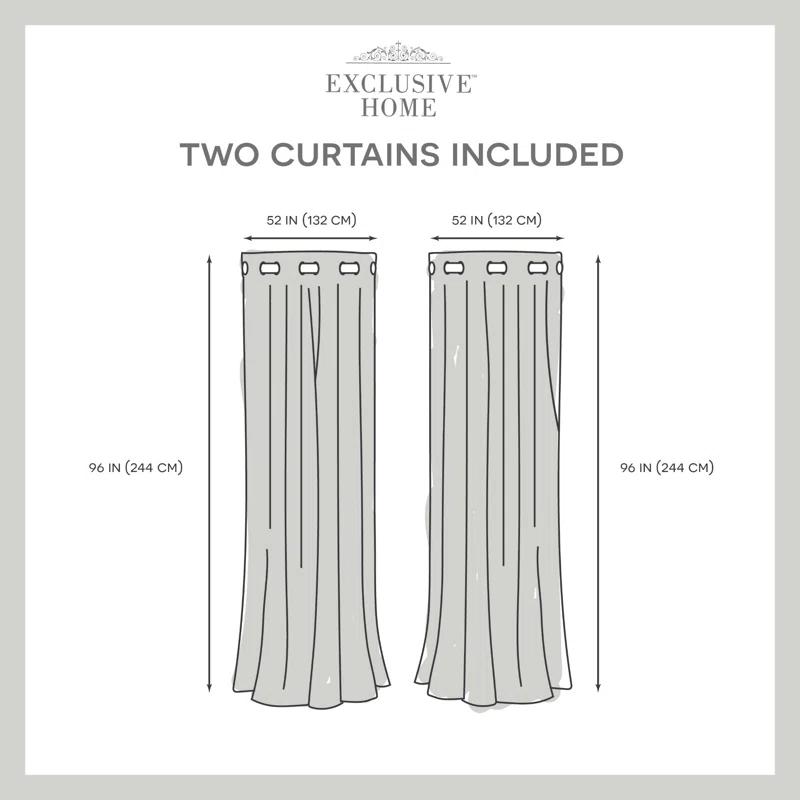Red Barrel Studio® Milagros Polyester Blackout Curtain Pair (Set of 2)