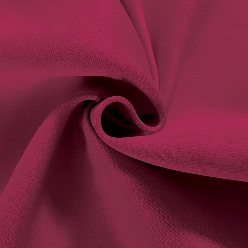 Home Soft Things Solid Blackout Curtain Panel (Set of 2)