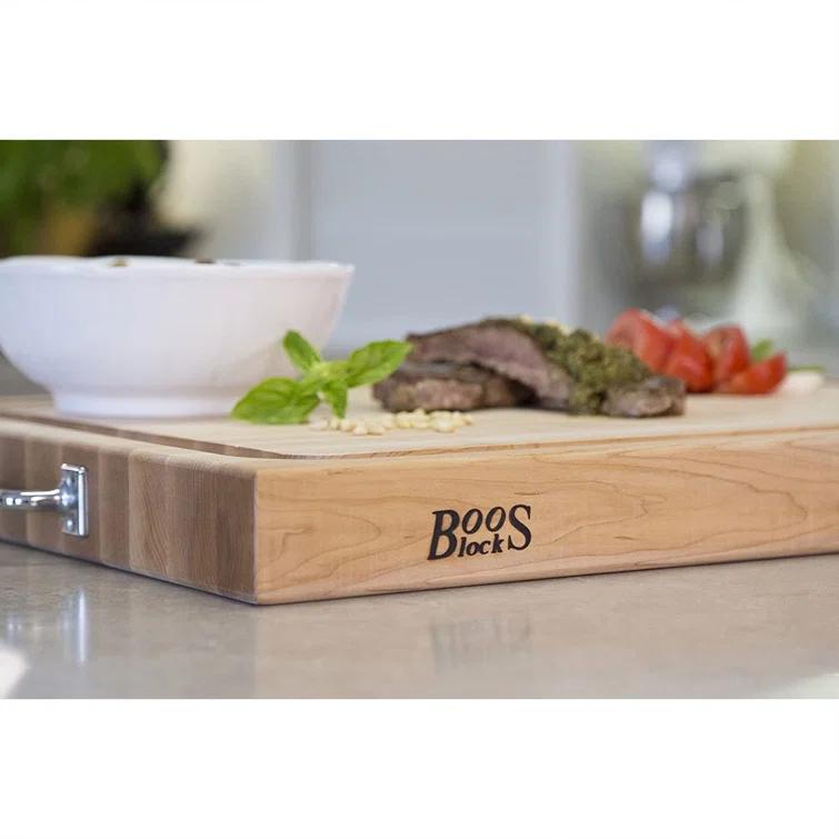 John Boos Wood Edge Grain Reversible Cutting Board