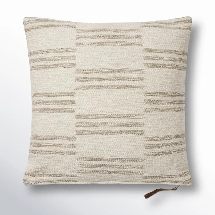 Amber Lewis x Loloi Jay Ivory / Sand Pillow