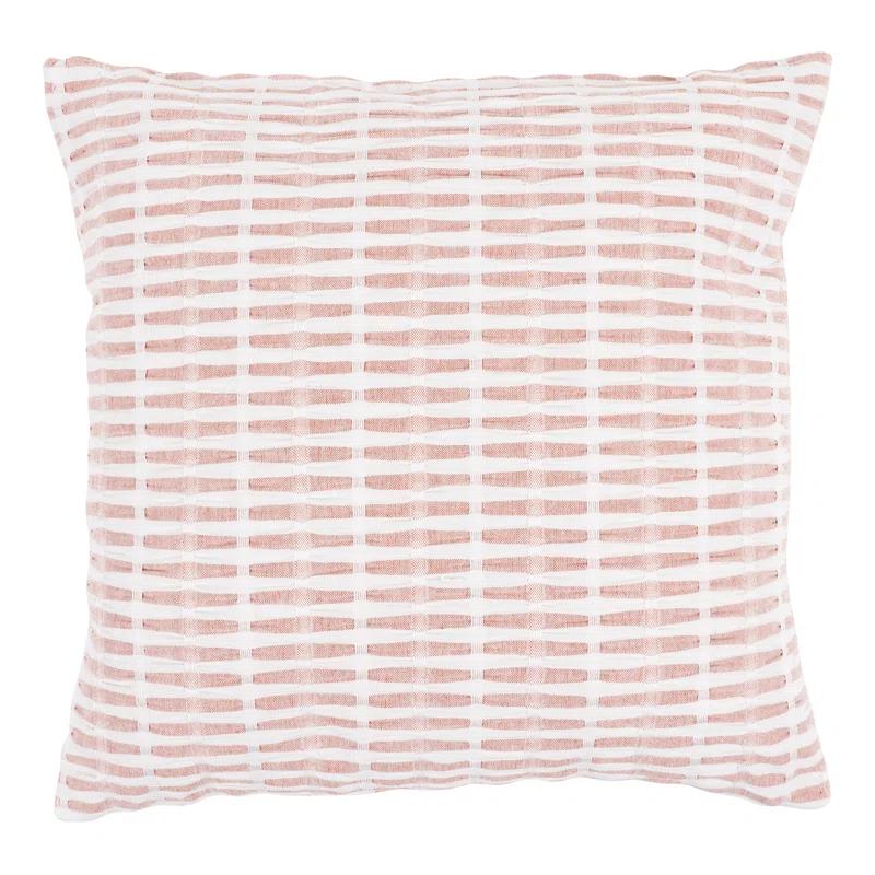 KAF Home Pleated Please Striped Cotton Pillow Cover (Set of 2)