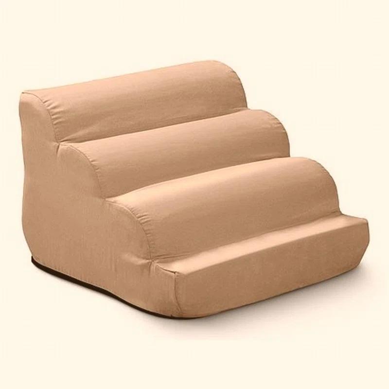 Snoozer Orthopedic Microsuede Scalloped Pet Stair Ramp