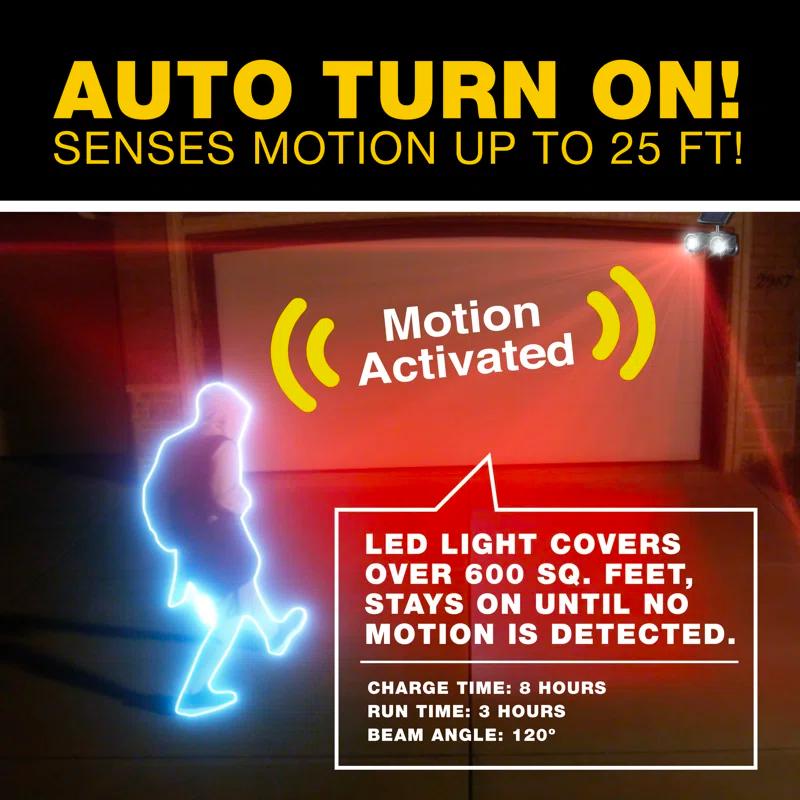 Bell + Howell Bell+Howell Bionic Spotlight Duo with Motion Sensor, Super Bright Security Spotlight for Outdoors