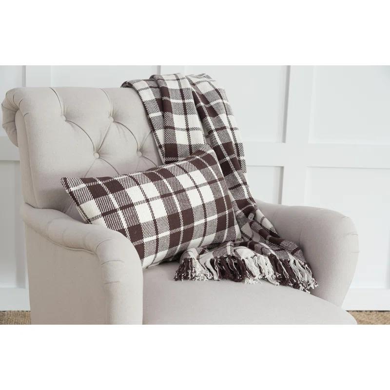 C&F Home Sheridan Plaid Woven Thanksgiving Throw Pillow